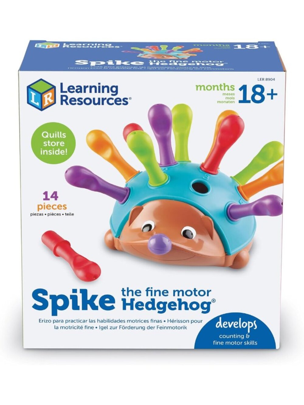 Fine Motor Skills Toy - Colorful Hedgehog with Spikes for Kids' Learning Fun